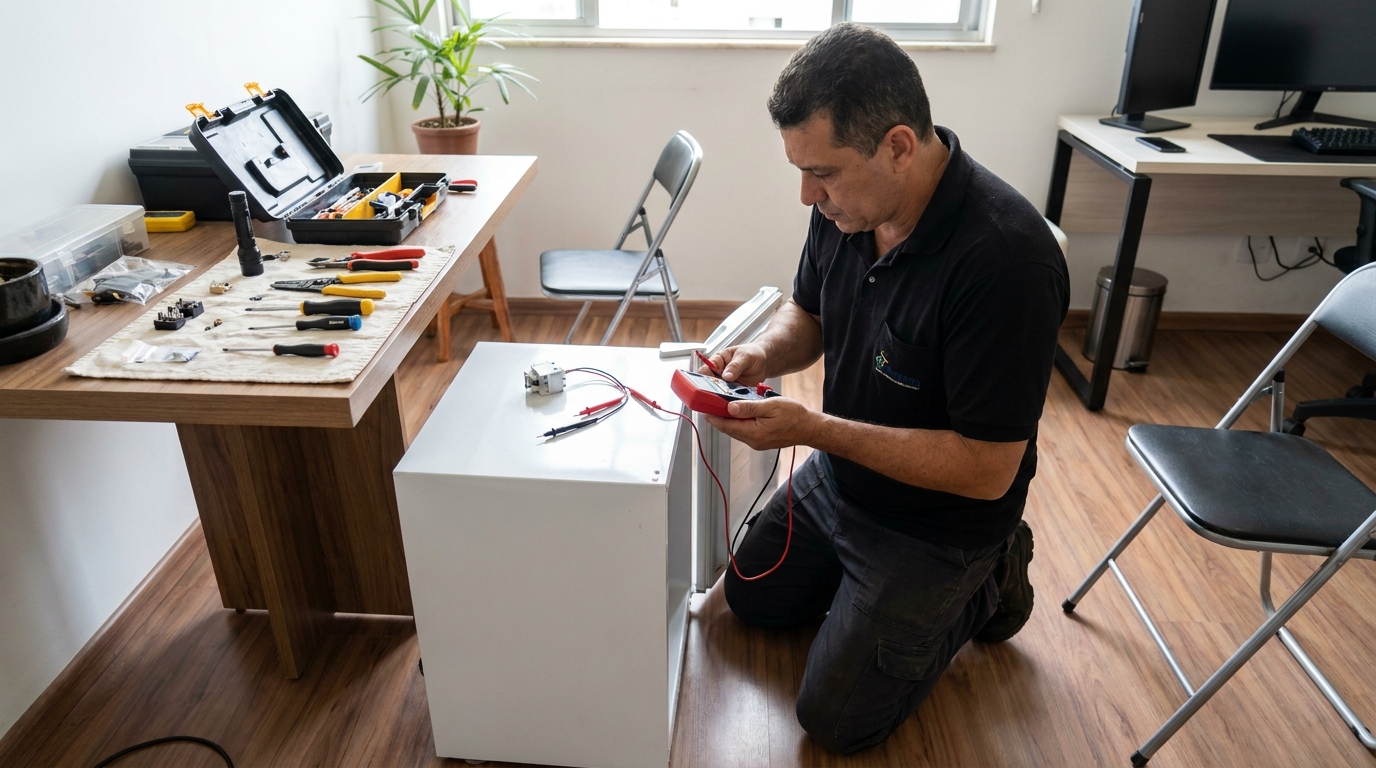 Diagnóstico em Frigobar Residencial em Calixtolândia, Anápolis‑GO