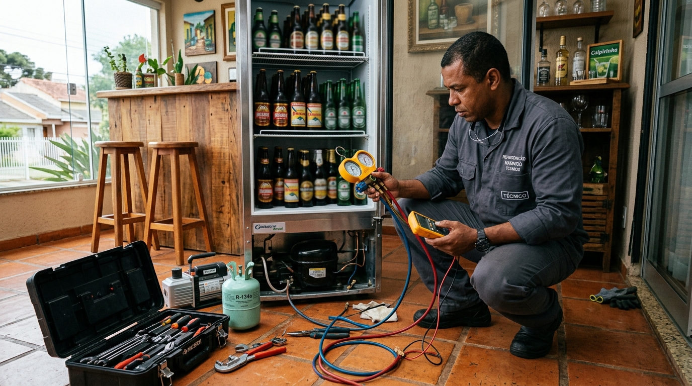 Técnico de refrigeração comercial perto de mim em Anápolis‑GO