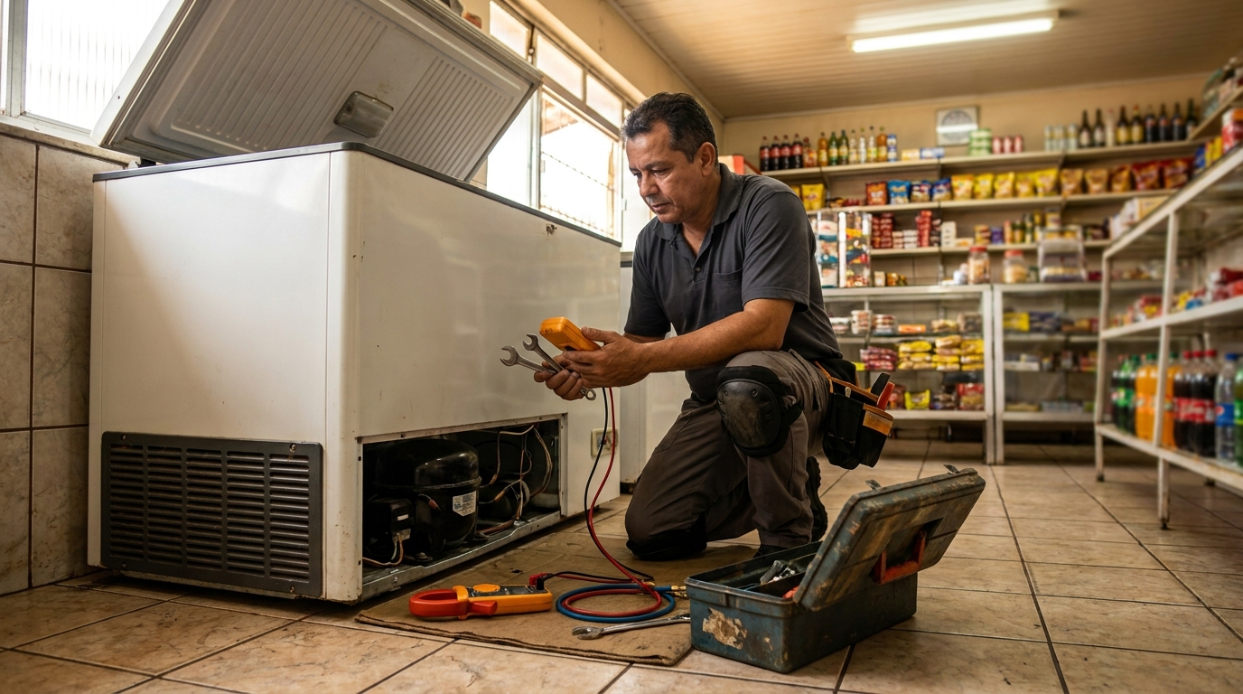 Técnico de freezer perto de mim em Anápolis‑GO