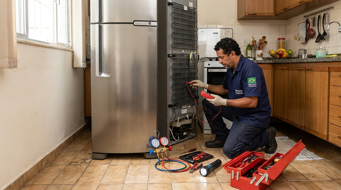 Técnico de geladeira perto de mim em Anápolis‑GO